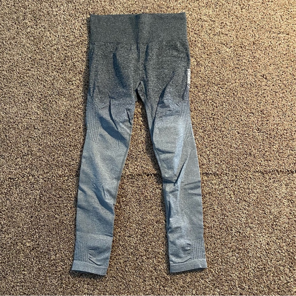 Gymshark gray ombré high waisted seamless leggings size large women’s